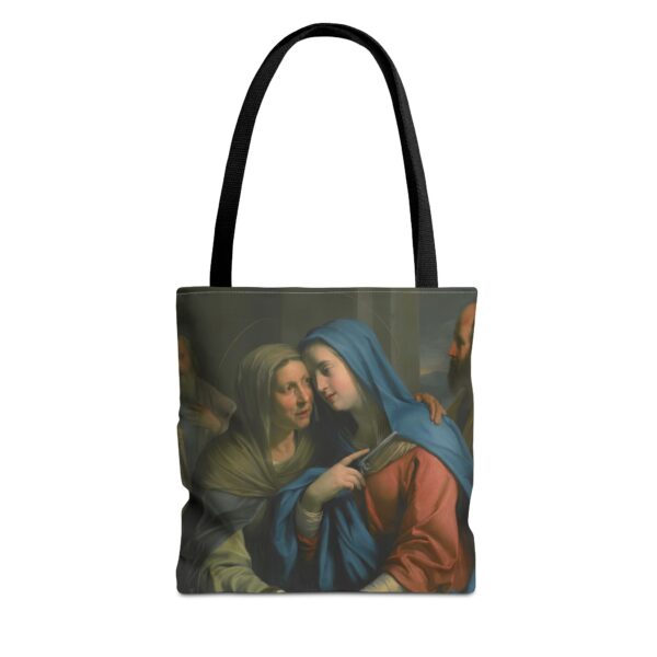 Visitation by Philippe de Champaigne Printed on Both Sides Tote Bag (AOP)