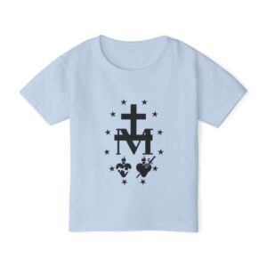 Miraculous Medal Front Print Heavy Cotton™ Toddler T-shirt