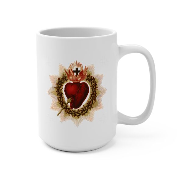 Most Sacred Heart of Jesus Print Both Sides Mug 15oz