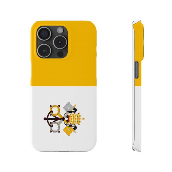 Papal Flag Slim Phone Cases