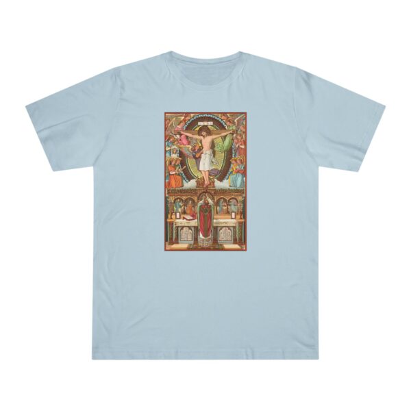 Consecration Aged Painting Motif Front Print Deluxe T-shirt (M) - Image 2