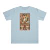 Consecration Aged Painting Motif Front Print Deluxe T-shirt (W)