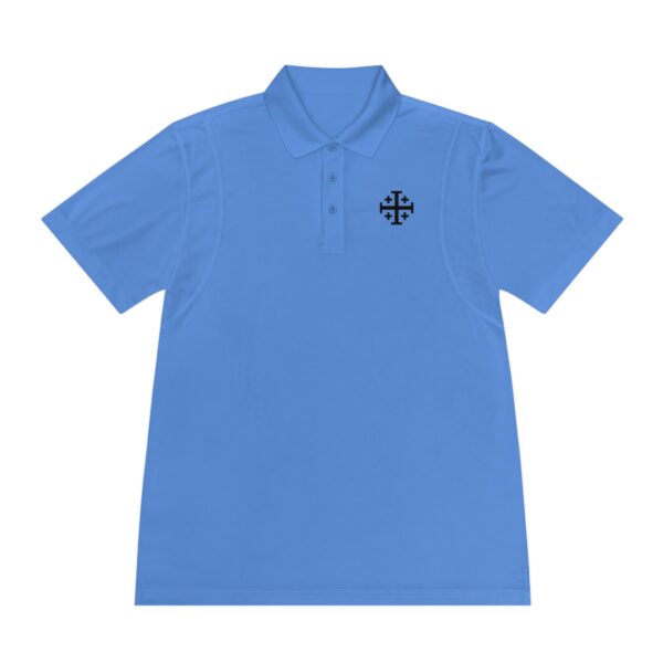 Jerusalem Cross Men's Sport Polo Shirt