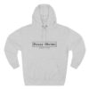 Douay Rheims Front Black Print Three-Panel Fleece Hoodie (W)