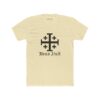 Jerusalem Cross Deus Vult Front Print Cotton Crew Tee (M) - Image 5