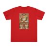 Consecration Aged Painting Motif Front Print Deluxe T-shirt (M) - Image 11