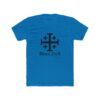 Jerusalem Cross Deus Vult Front Print Cotton Crew Tee (M) - Image 6