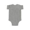 Jerusalem Cross Deus Vult Front Print Infant Fine Jersey Bodysuit - Image 2