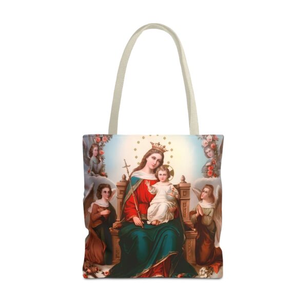 Queen Mary with Child Jesus Printed on Both Sides Tote Bag (AOP) - Image 15