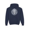 St. Benedict Medal Front/Back Print Youth Heavy Blend Hooded Sweatshirt - Image 10