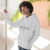 Douay Rheims Front Black Print Three-Panel Fleece Hoodie (W) - Image 4