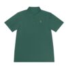 Entwined Twin Hearts Left Chest Small Print Men's Sport Polo Shirt - Image 5