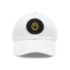 Entwined Twin Hearts Print Hat with Leather Patch (Round) - Image 6