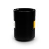 Papal Flag Two Sided Print Black Mug, 15oz (Lead and BPA-free) - Image 2