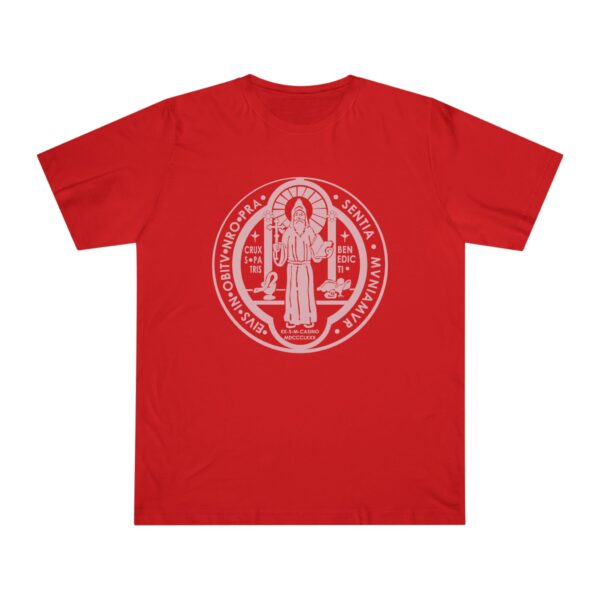 St. Benedict Medal Front/Back Print Deluxe T-shirt (M) - Image 11