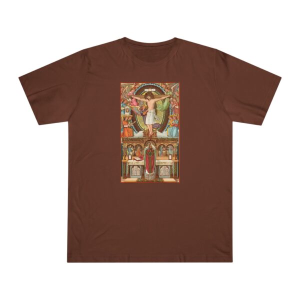 Consecration Aged Painting Motif Front Print Deluxe T-shirt (W) - Image 6