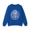 St. Benedict Medal Front/Back Print Heavy Blend™ Crewneck Sweatshirt (M) - Image 10