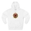Most Sacred Heart of Jesus Front Print Three-Panel Fleece Hoodie (W) - Image 5