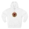 Most Sacred Heart of Jesus Front Print Three-Panel Fleece Hoodie (M) - Image 5