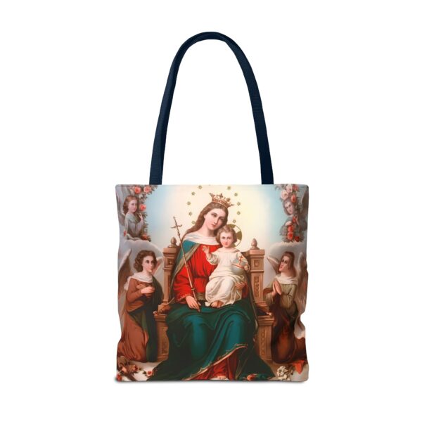 Queen Mary with Child Jesus Printed on Both Sides Tote Bag (AOP) - Image 2