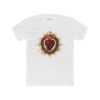 Most Sacred Heart of Jesus Front Print Cotton Crew Tee (M) - Image 3