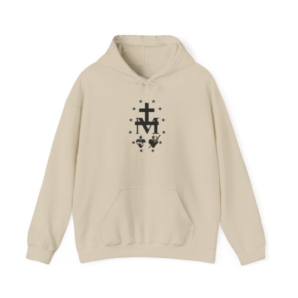 Miraculous Medal Front Print Heavy Blend™ Hooded Sweatshirt (W) - Image 5