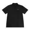 Entwined Twin Hearts Left Chest Small Print Men's Sport Polo Shirt - Image 4