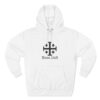 Jerusalem Cross Deus Vult Front Print Three-Panel Fleece Hoodie (W) - Image 5