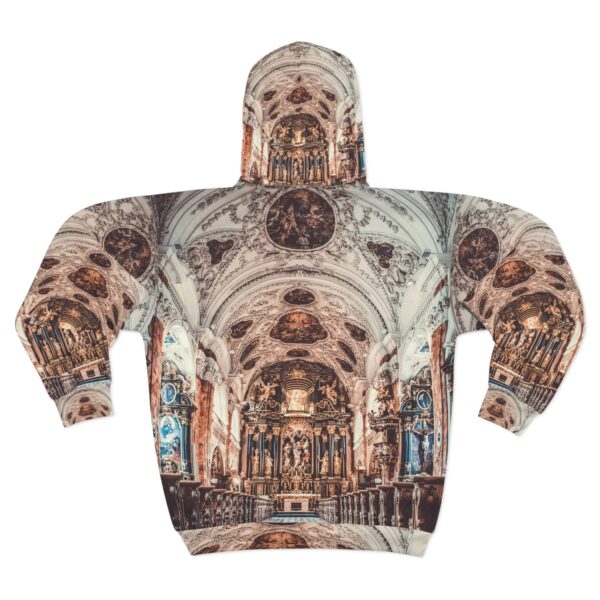 Cathedral Interior Montage Print Zip Hoodie (M) - Image 2