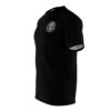 St. Benedict Medal Front/Back Print with Papal Flag Sleeve Cut & Sew Tee (M) - Image 3