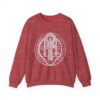 St. Benedict Medal Front/Back Print Heavy Blend™ Crewneck Sweatshirt (W) - Image 11