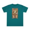 Consecration Aged Painting Motif Front Print Deluxe T-shirt (W) - Image 14