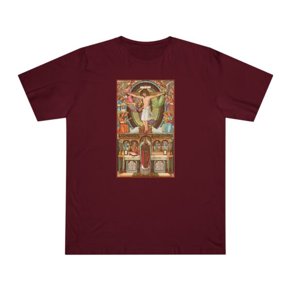 Consecration Aged Painting Motif Front Print Deluxe T-shirt (W) - Image 15