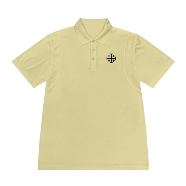 Jerusalem Cross Men's Sport Polo Shirt - Image 7