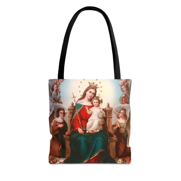 Queen Mary with Child Jesus Printed on Both Sides Tote Bag (AOP) - Image 4