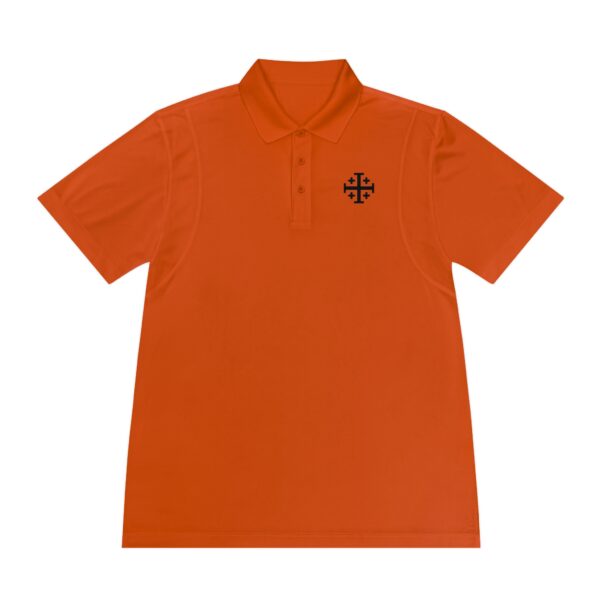 Jerusalem Cross Men's Sport Polo Shirt - Image 5