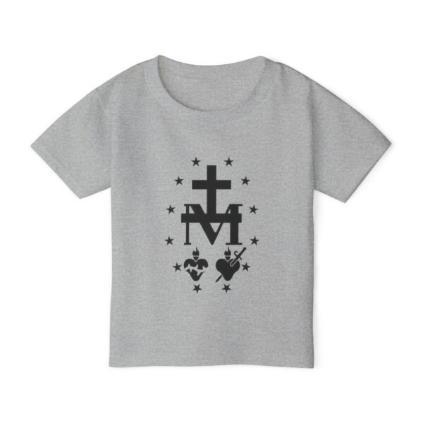 Miraculous Medal Front Print Heavy Cotton™ Toddler T-shirt - Image 8