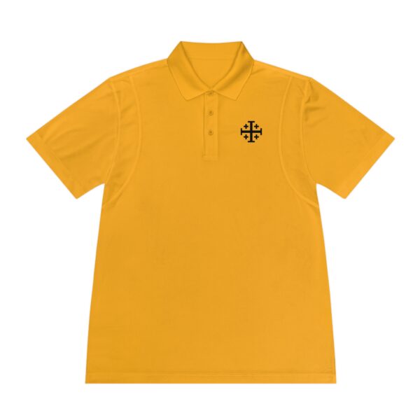 Jerusalem Cross Men's Sport Polo Shirt - Image 6