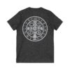 St. Benedict Medal Front/Back Print Jersey Short Sleeve V-Neck Tee (W) - Image 16