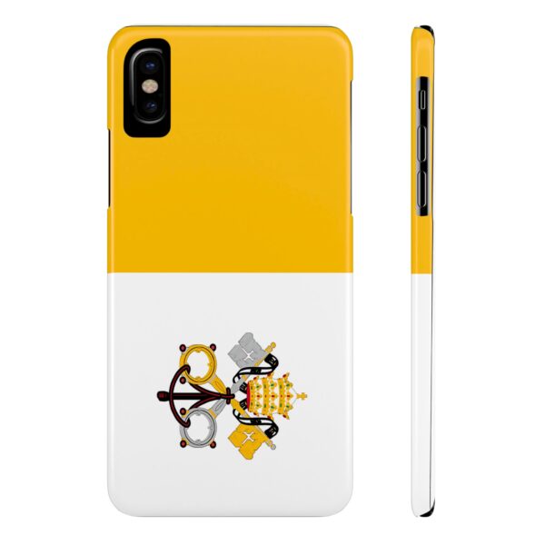 Papal Flag Slim Phone Cases - Image 6