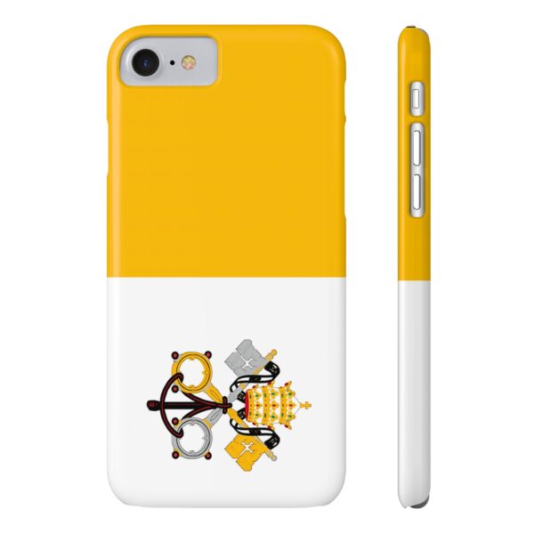 Papal Flag Slim Phone Cases - Image 5