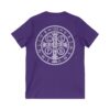 St. Benedict Medal Front/Back Print Jersey Short Sleeve V-Neck Tee (W) - Image 12