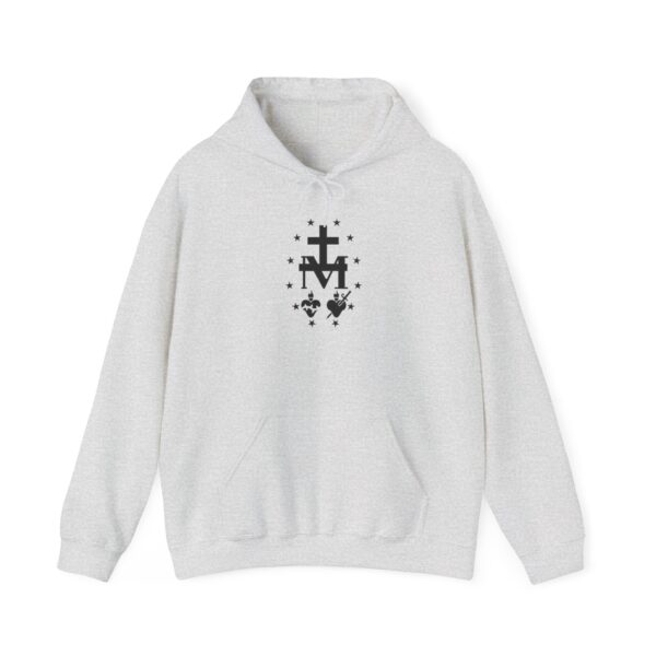 Miraculous Medal Front Print Heavy Blend™ Hooded Sweatshirt (W) - Image 6