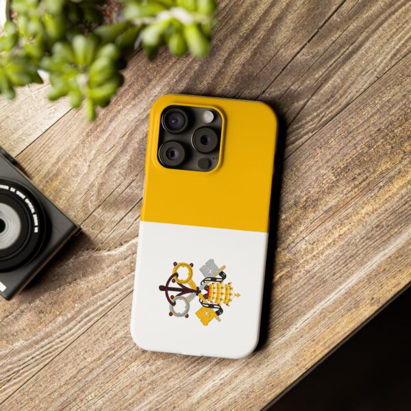 Papal Flag Slim Phone Cases - Image 3