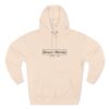 Douay Rheims Front Black Print Three-Panel Fleece Hoodie (W) - Image 7