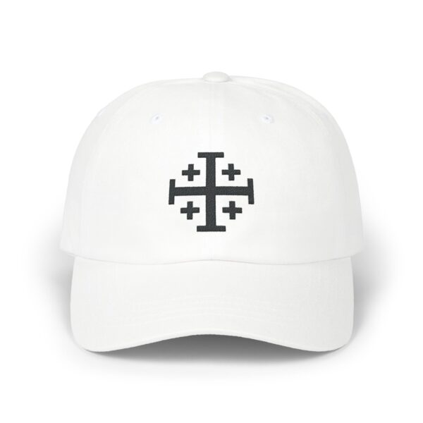 Embroidered Jerusalem Cross Classic Cap - Image 5