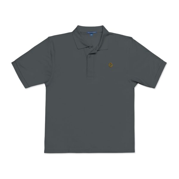 Embroidered Entwined Twin Hearts Polo Shirt - Image 4