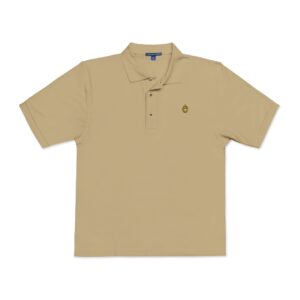 Embroidered Entwined Twin Hearts Polo Shirt