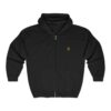 Embroidered Entwined Twin Hearts Heavy Blend™ Full Zip Hooded Sweatshirt (M) - Image 3